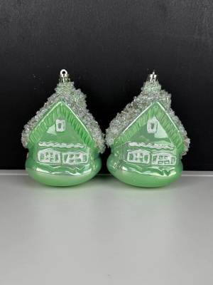 Домик зеленый