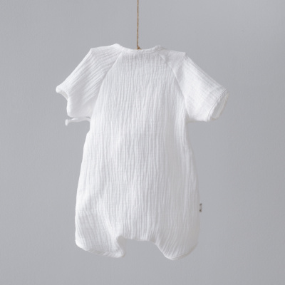 Боди-песочник на завязках Kidi Муслин молоко