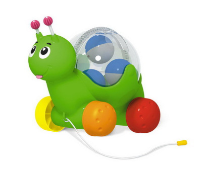 Каталка Улиточка на веревочке 01935 /4/