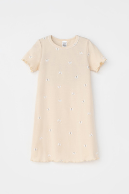 Сорочка ночная Crockid персиковый зефир бабочки 