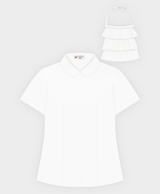 Блузка с коротким рукавом для девочки Button Blue