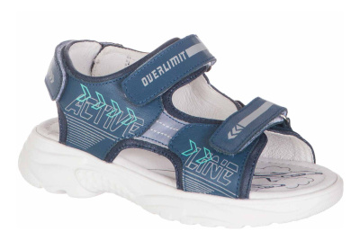 Сандалии для мальчика Kapika синий-джинс