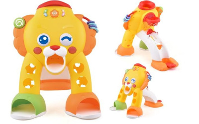 Игровой центр на бат. функции: логические фигуры, игра с мячиком, функц. кнопки, звук. и свет. эффек