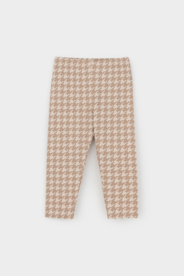 Лосины Crockid бежевый гусиная лапка к505