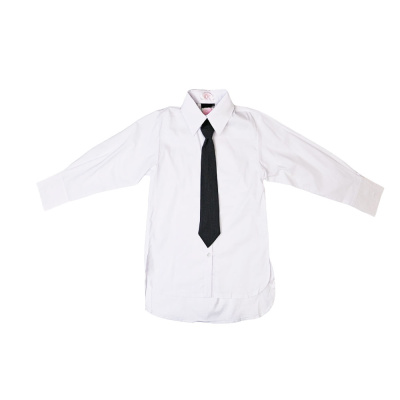 Блузка школьная с длинным рукавом для девочки COLABEAR белый