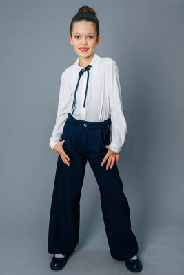 Брюки для девочки Deloras синий