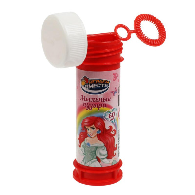Мыльные пузыри Ариэль 60мл, дисп.23*23*11см ИГРАЕМ ВМЕСТЕ 