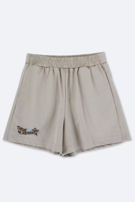 Шорты для девочки Deloras серо-бежевый