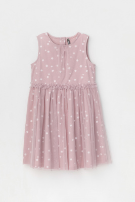 Платье для девочки Crockid розовый полевые бабочки к553