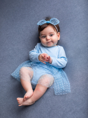 Боди-платье Glamourchik голубой