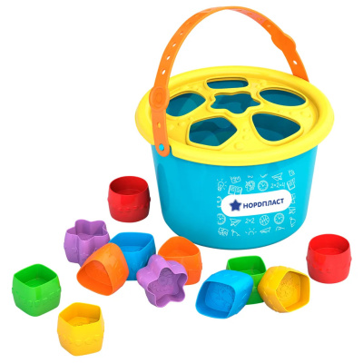Логическая игрушка Ведро-сортер 310 Норд 