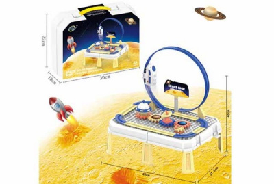 Игровой столик-конструктор "Космос": столик, трек, шестеренки