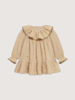 Платье Star MIMILASHIK бежевый