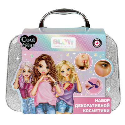 Набор косметики SC118454-CS лак д/ногтей,помада,румяна,кисточки,пилочка,аппликатор Cool Star