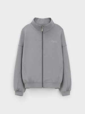 Бомбер для девочки Crockid серый 3911 к655