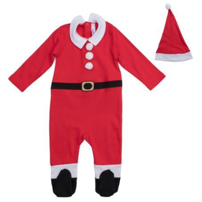 Комплект детский трикотажный для мальчиков: комбинезон, шапочка