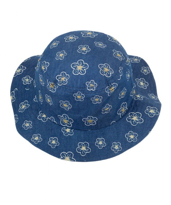 Панама для девочек Чудо-Кроха сине-желтый