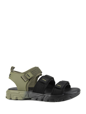 Сандалии для мальчика Kapika черный-хаки