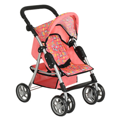 Кукольная коляска Прогулка PITUSO Owlets/Совы (двойные колеса) (51.5*37.5*61) (4 шт.в кор.)