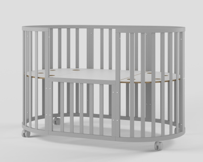 Кроватка детская СЕВЕРНАЯ ЗВЕЗДА Incanto цвет серый INCANTO