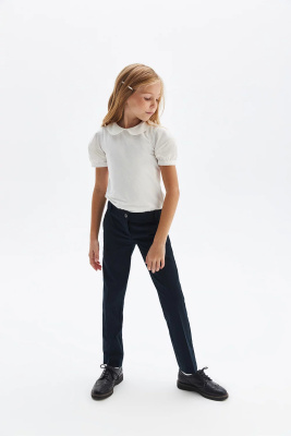 Брюки школьные для девочки Silver Spoon