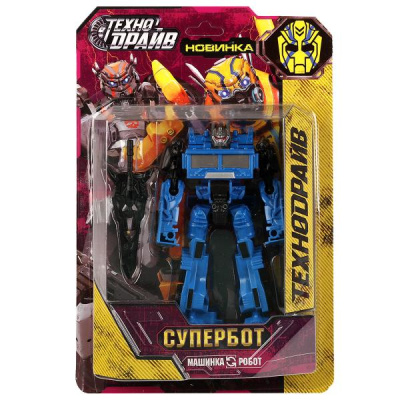 Робот трансформирующийся в машину ТЕХНОДРАЙВ 