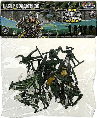 Набор солдатиков ВОЕННАЯ операция с аксесс., пак.18*7*6см ИГРАЕМ ВМЕСТЕ 