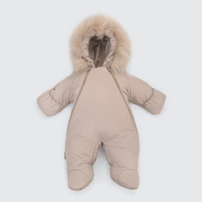 Комбинезон KiDi Дивини-1 с опушкой зимний капучино