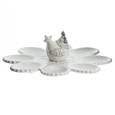 Тарелка для яиц L22 W22 H6,5 см