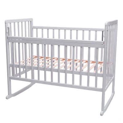 Кровать детская 02 качалка Серый МОЙ МАЛЫШ 