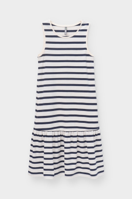 Сарафан для девочки Crockid античный белый полоска к396