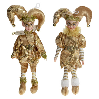 Игрушка набивная "Клоун", L12 W5 H24 см, 2в.