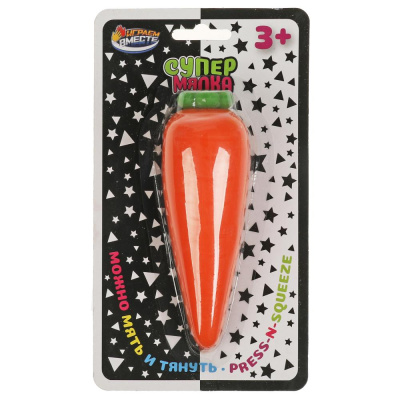 Супер мялка морковь, 12см, мука ИГРАЕМ ВМЕСТЕ 