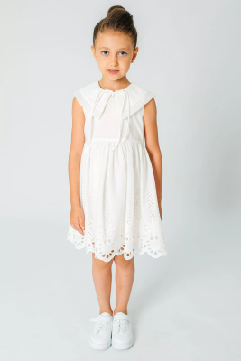 Сарафан для девочки COLABEAR белый
