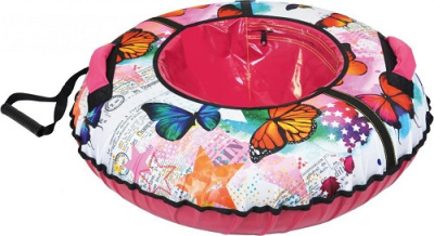 Тюбинг для катания 95см ТБ2К-95/Б2 С бабочками