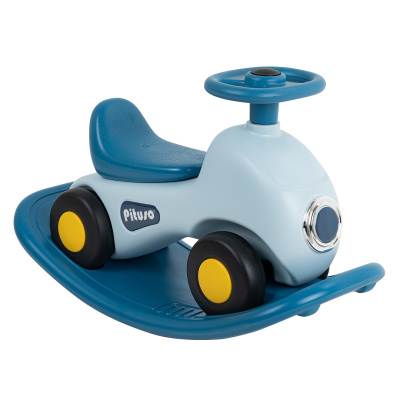 Качалка-каталка PITUSO Машинка Carrito Blue/Голубой, 81*32*48 см (карт.короб)