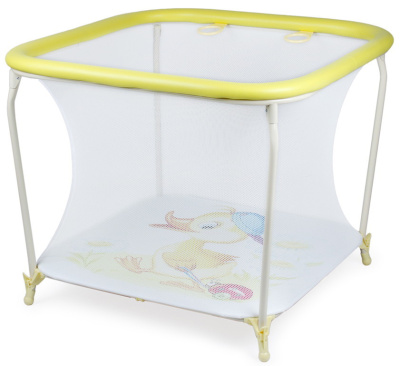 Манеж детский ГЛОБЭКС Квадрат Желтый 960х960х770см