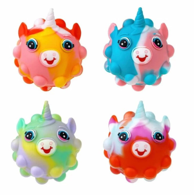 Жмяка-pop it "Единорог" 1Toy