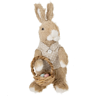 Фигурка декоративная Заяц L11 W13 H29 см