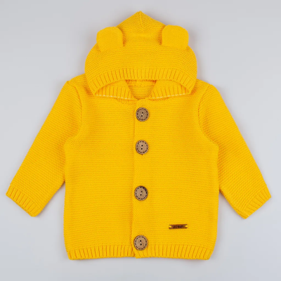 Жакет вязаный Мышка LEO желтый