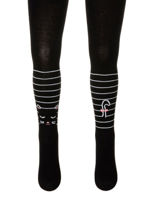 Колготки Penti Stripe Cat черный