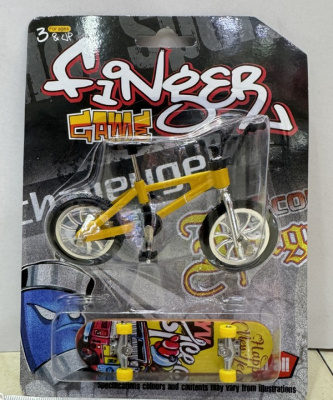 Набор "Экстремальный спорт" фингербайк, фингерборд, на блистере 14*19*4,5 см