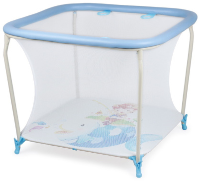 Манеж детский Квадрат арт.1103/03 голубой*