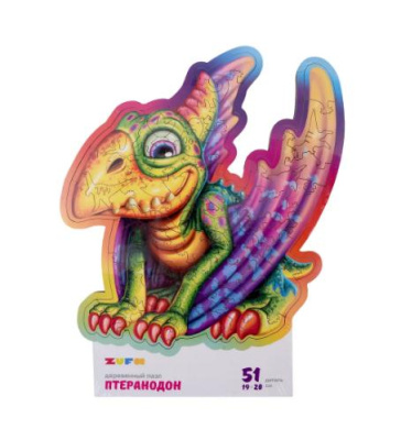 Деревянный фигурный пазл «Птеранодон» kids