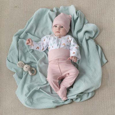 Ползунки на поясе KiDi Первые Цветы розовый