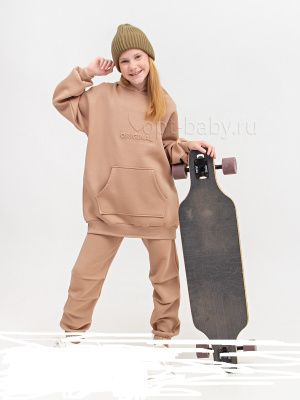 Толстовка + брюки для девочки DO-MINIK бежевый