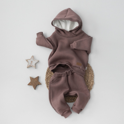 Худи + брюки KiDi Оверсайз шоколад