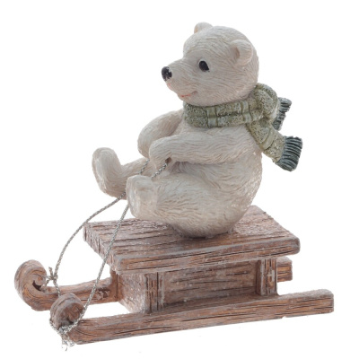 Фигурка декоративная "Медвежонок", L8 W3,5 H8 см