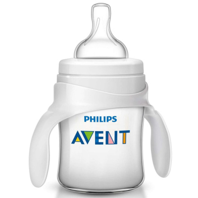 Бутылочка пластиковая  Classic+ 125 мл 4 м+ AVENT