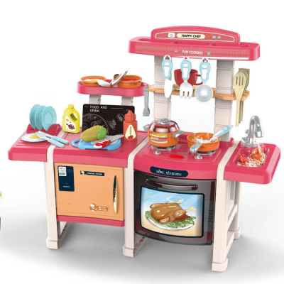 Игровой набор Кухня Happy Chef 78х28х70 см, 45 эл-в свет,звук PITUSO 